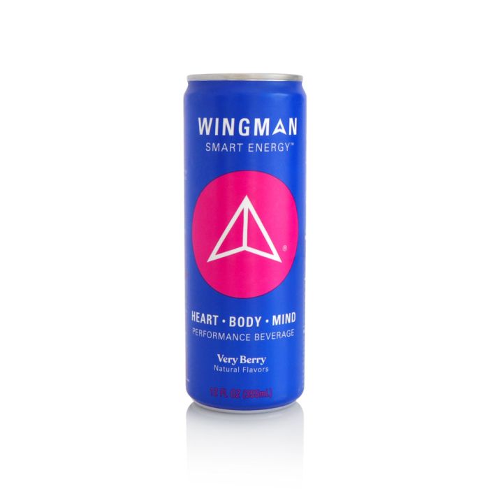WINGMAN SMART ENERGY: Very Berry Performance Beverage, 12 fo