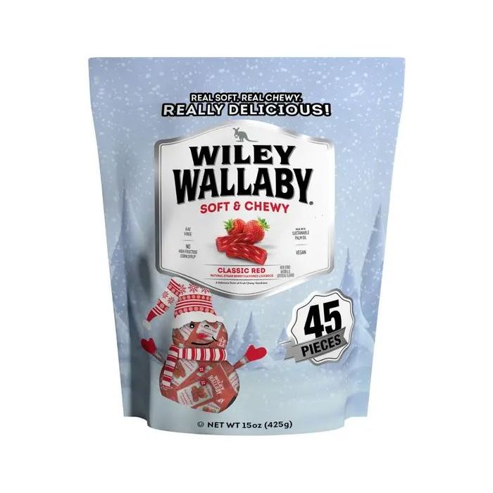 WILEY WALLABY: Classic Winter Red Licorice, 15 oz