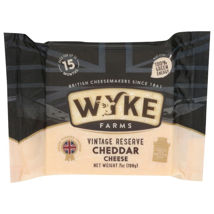 WYKE FARMS: Vintage Reserve Cheddar Cheese, 7 oz