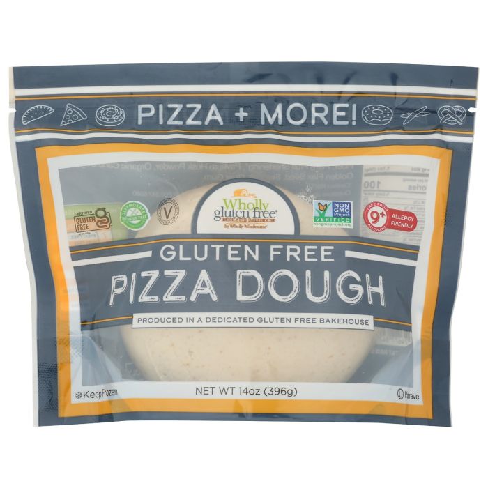 WHOLLY WHOLESOME: Gluten Free Pizza Dough, 14 oz