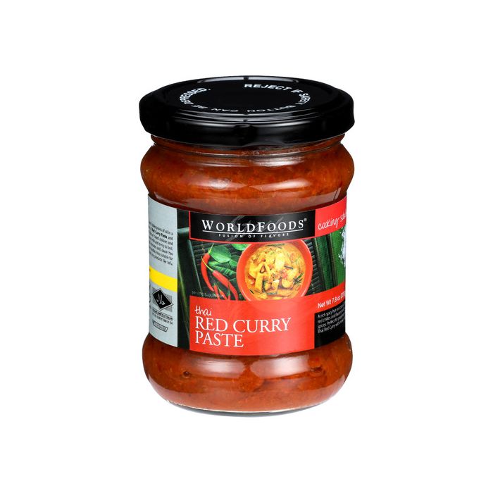 WORLD FOODS: Thai Red Curry Paste, 7.8 oz