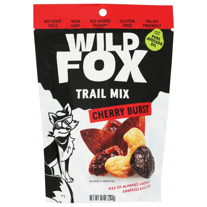 WILD FOX: Cherry Burst Trail Mix, 10 oz