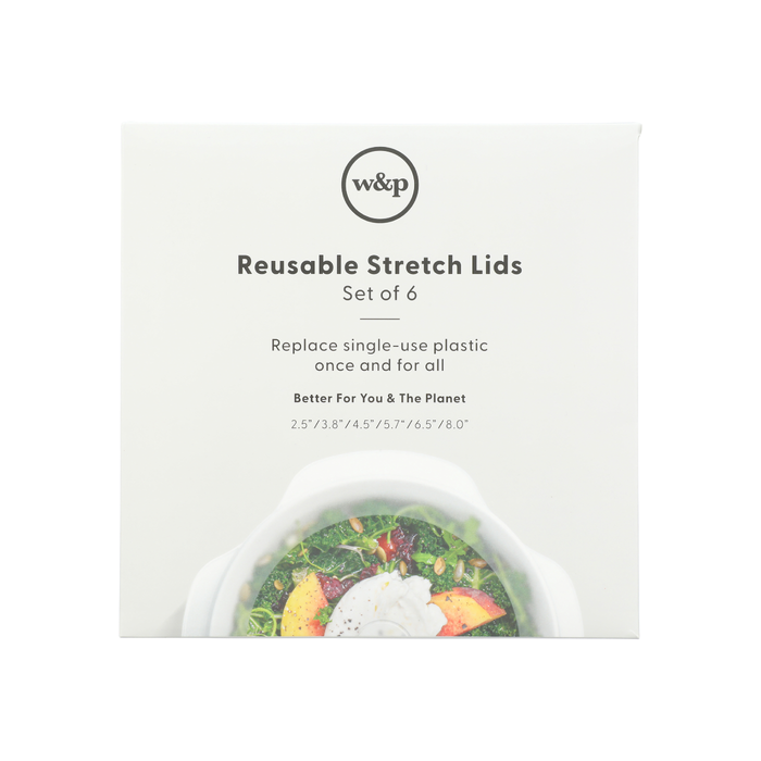 W AND P: Silicone Stretch Lids 6 Count, 1 ea