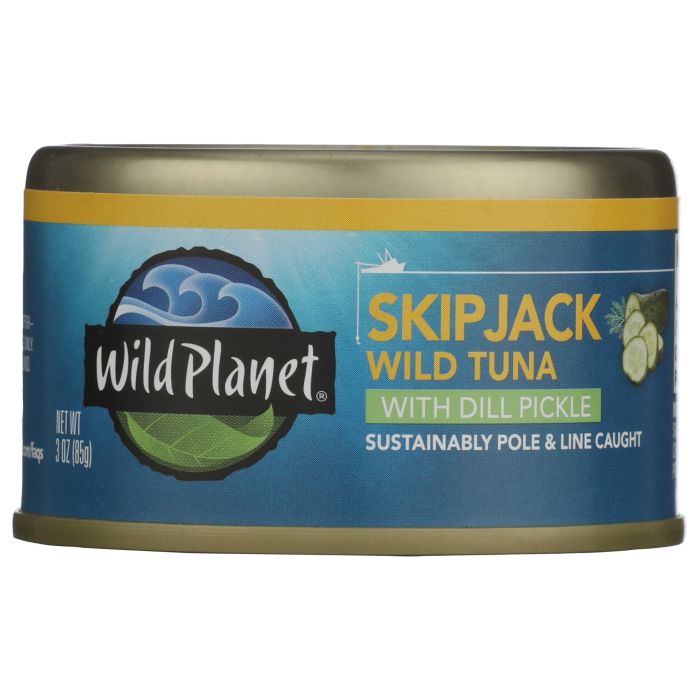 WILD PLANET: Skipjack Wild Tuna with Dill Pickle, 3 oz