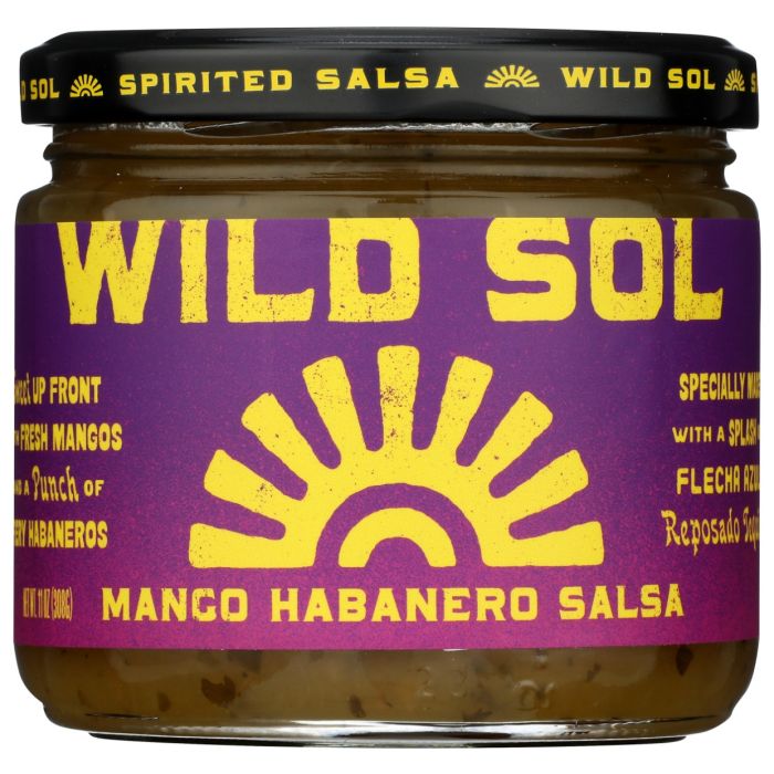 WILD SOL: Mango Habanero Salsa, 11 oz