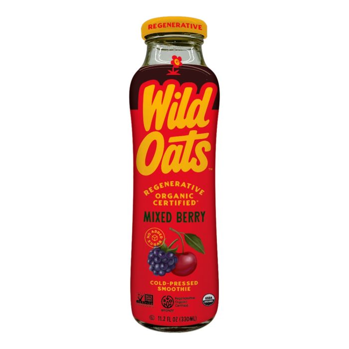 WILD OATS: Organic Mixed Berry Smoothie, 11.2 fo