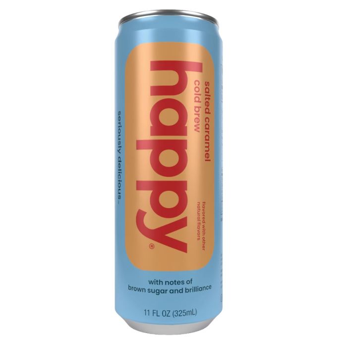WE ARE HAPPY: Salted Caramel Cold Brew Coffee, 11 fo