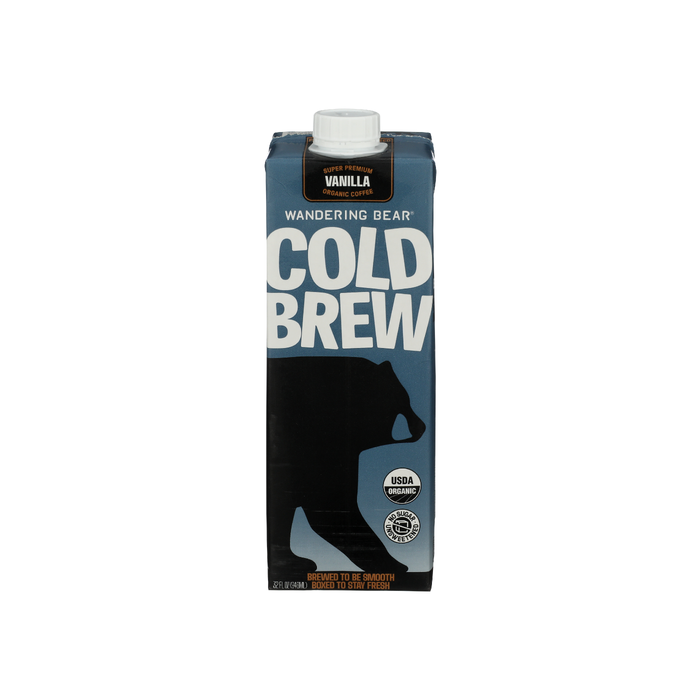 WANDERING BEAR: Vanilla Cold Brew Coffee, 32 fo