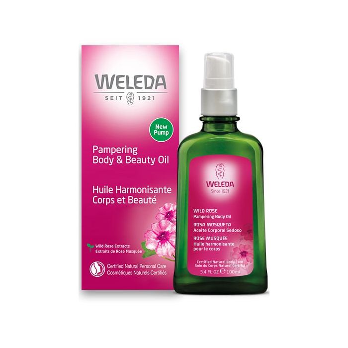 WELEDA: Body Oil Wild Rose, 3.4 fo