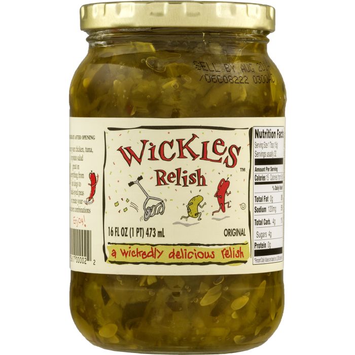 WICKLES: Original Relish, 16 Oz
