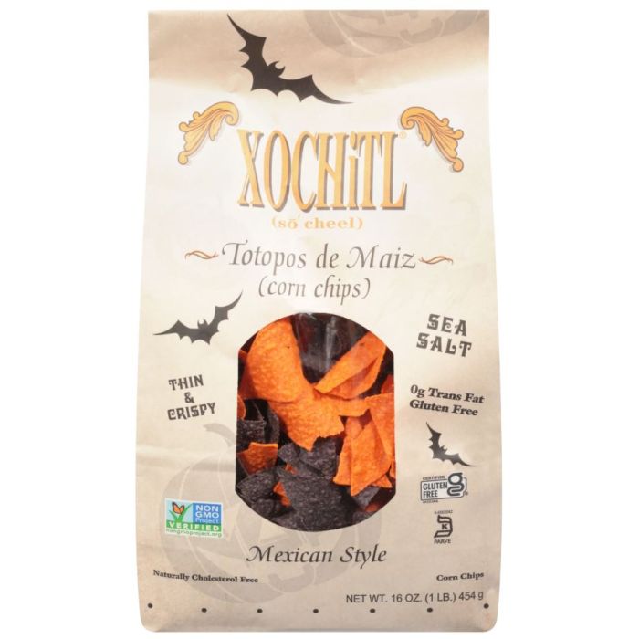 XOCHITL: Halloween Corn Chip, 16 oz