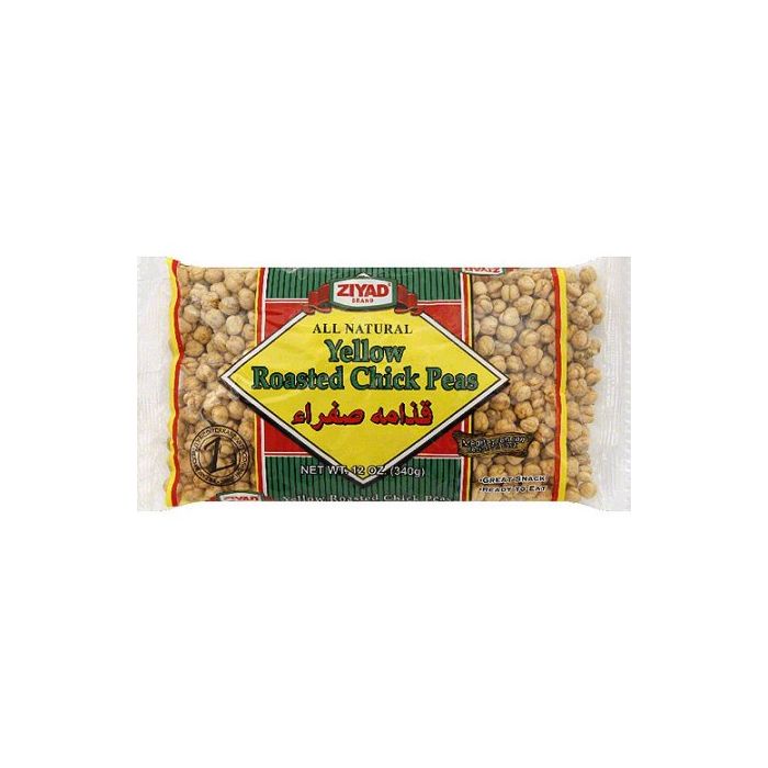 ZIYAD: Yellow Roasted Chick Peas, 12 oz