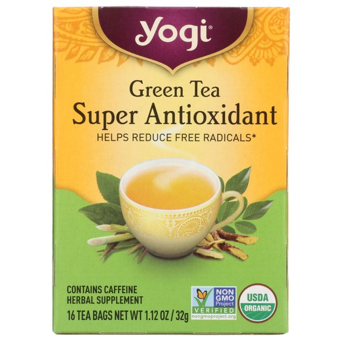 YOGI TEAS: Super Antioxidant Green Tea, 16 bg