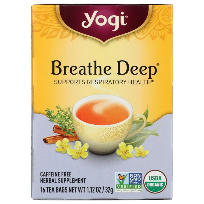 YOGI TEAS: Breathe Deep Tea, 16 bg