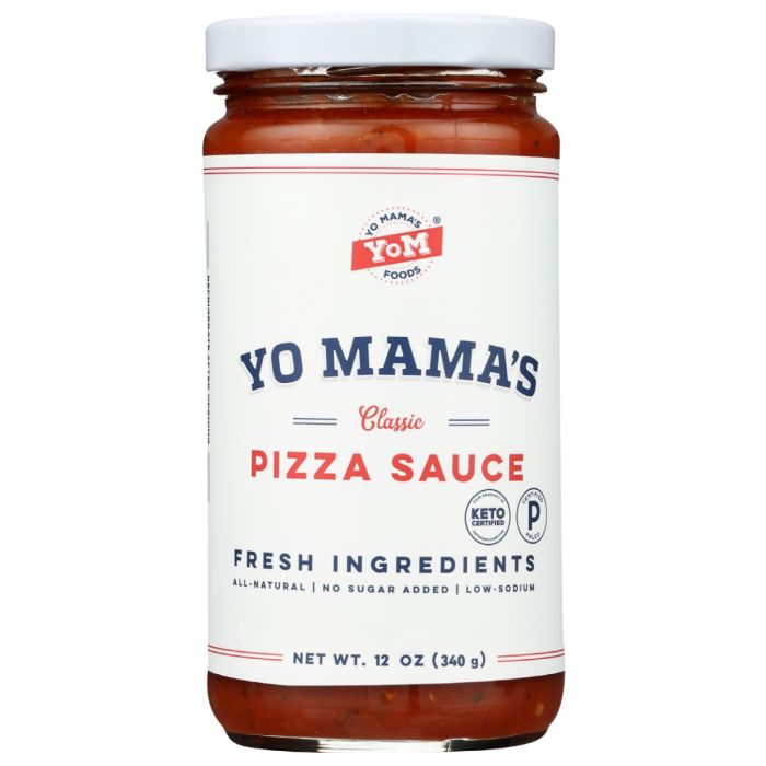 YO MAMAS FOODS: Classic Pizza Sauce, 12.5 oz