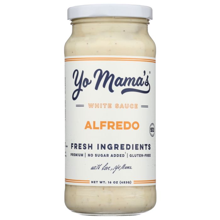 YO MAMAS FOODS: Classic Alfredo Sauce, 16 oz