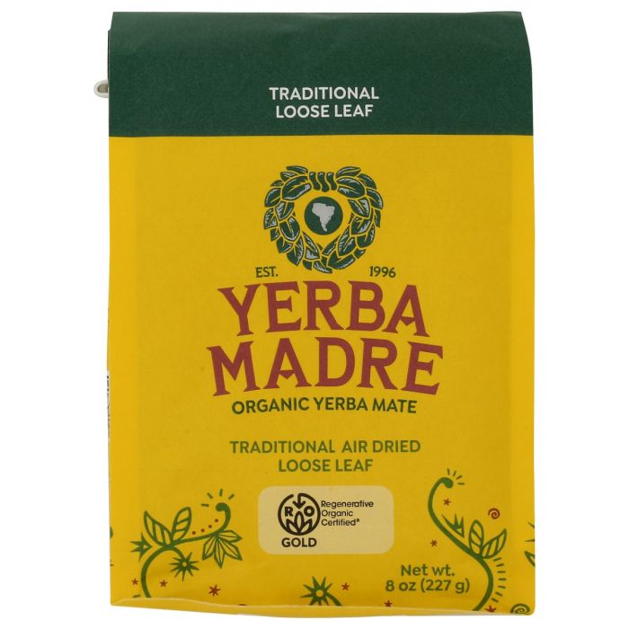 YERBA MADRE: Organic Traditional Yerba Mate Loose Leaf, 8 oz