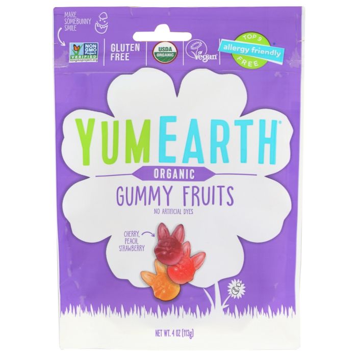 YUMEARTH: Organic Easter Gummy Fruits, 4 oz