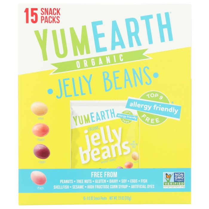 YUMEARTH: Organic Jelly Beans 15 Count, 7.5 oz