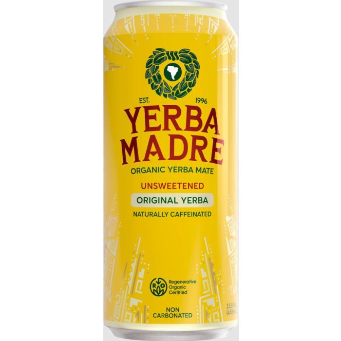 YERBA MADRE: Organic Unsweetened Original Yerba, 15.5 fo