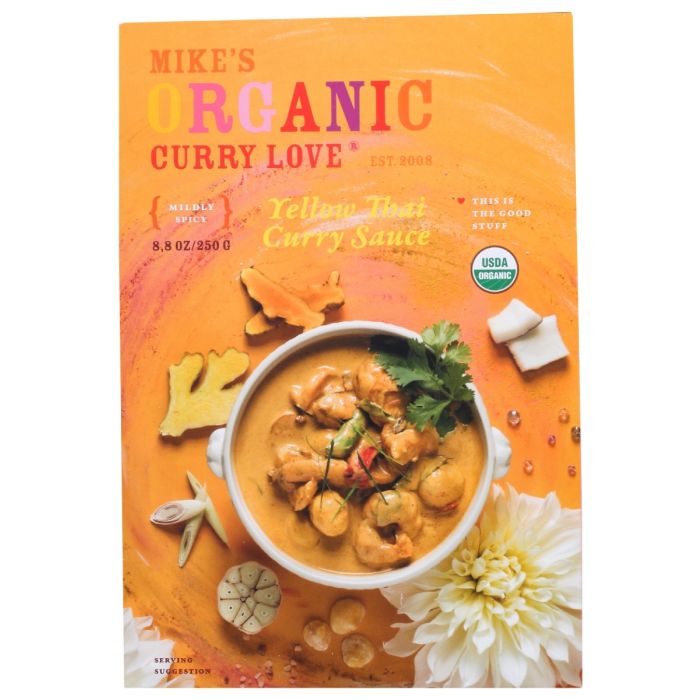 CURRY LOVE: Yellow Thai Curry Sauce, 8.8 oz