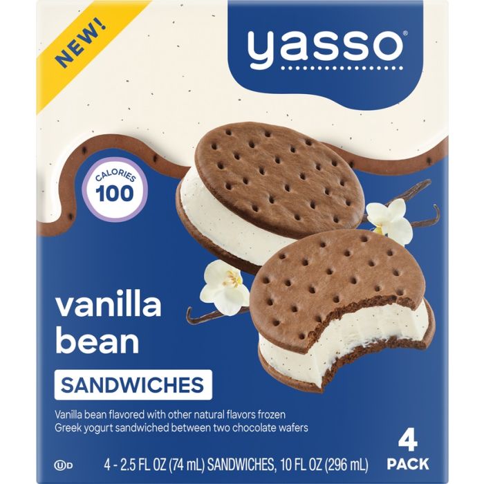 YASSO: Vanilla Bean Sandwich, 12 oz
