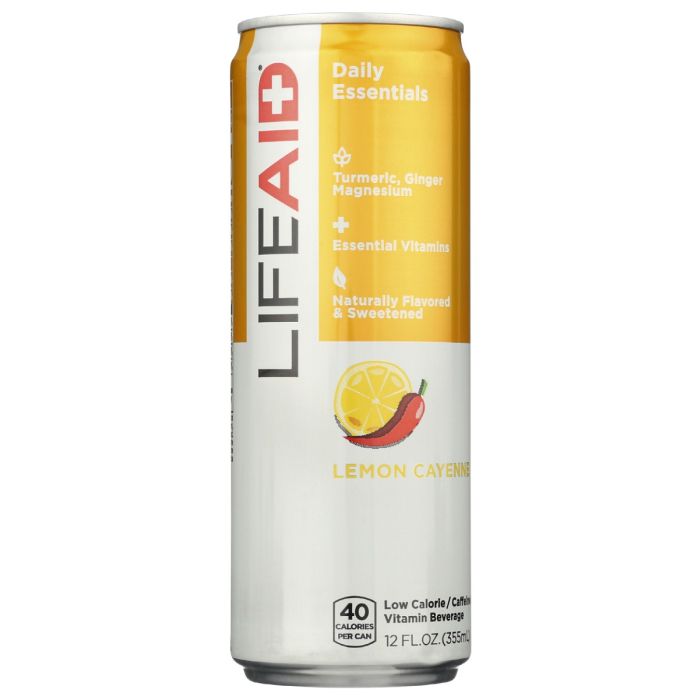 LIFEAID BEVERAGE: Daily Essentials Lemon Cayenne, 12 fo