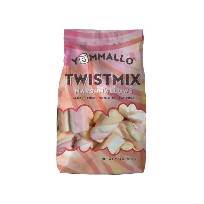 YUMMALLO: Twist Mix Marshmallows, 6.5 oz