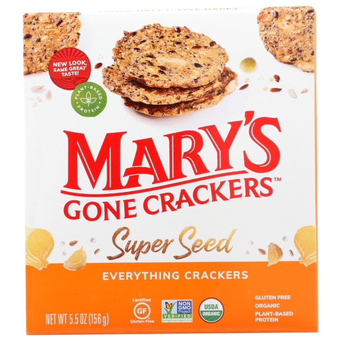 MARYS GONE CRACKERS: Super Seed Everything Crackers, 5.5 oz