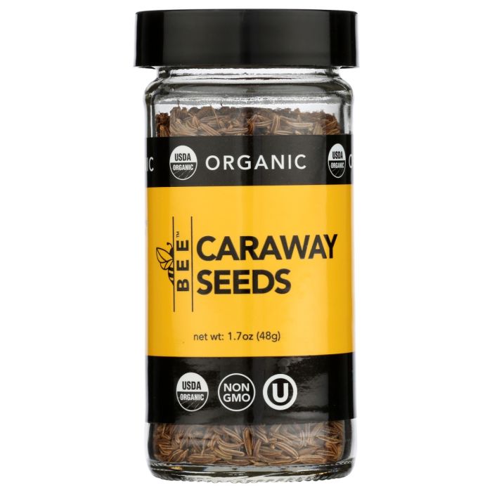 BEESPICES: Organic Caraway Seeds, 1.7 oz