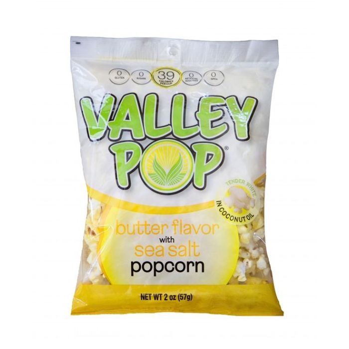 VALLEY POP: Bag Of Yellow Popcorn, 2 oz