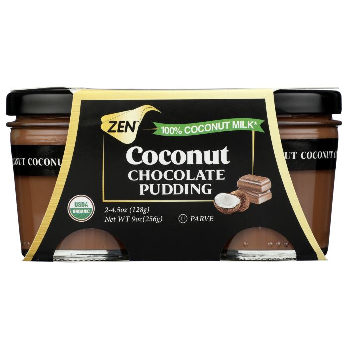 ZEN: Coconut Chocolate Pudding 2pc, 9 oz