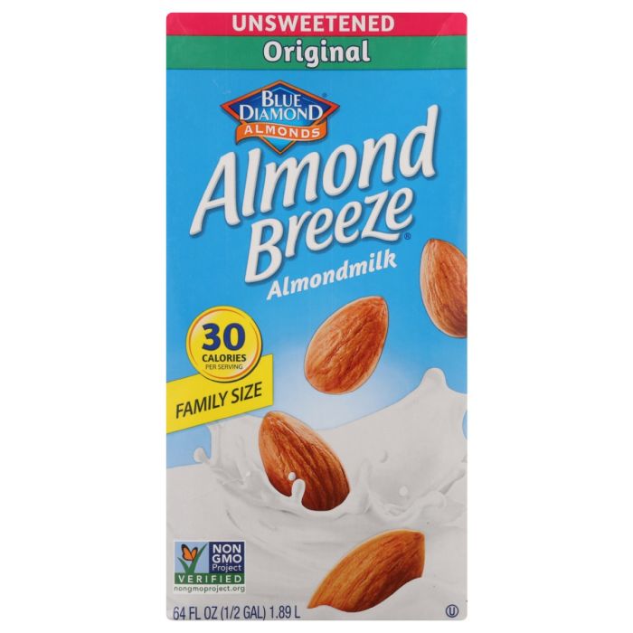 BLUE DIAMOND: Unsweetened Original Almondmilk, 64 fo
