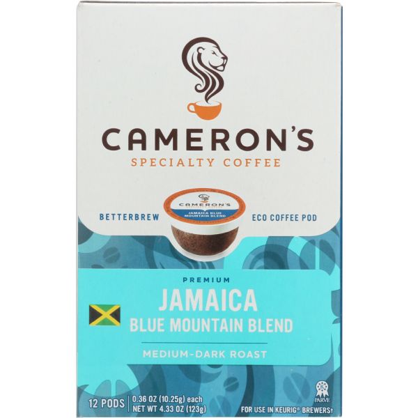 CAMERONS COFFEE: Jamaica Blue Mountain Coffee Ss, 4.33 oz