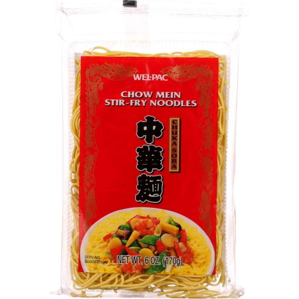 WEL PAC: Chuka Soba Chow Mein Stir Fry Noodles, 6 oz