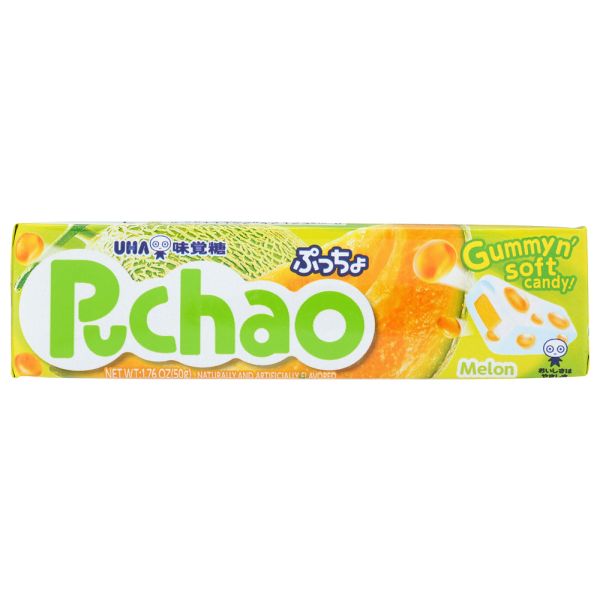 UHA MIKAKUTO: Puchao Soft Candy Melon, 1.76 oz