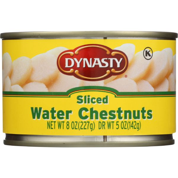 DYNASTY: Water Chestnuts Sliced, 8 oz