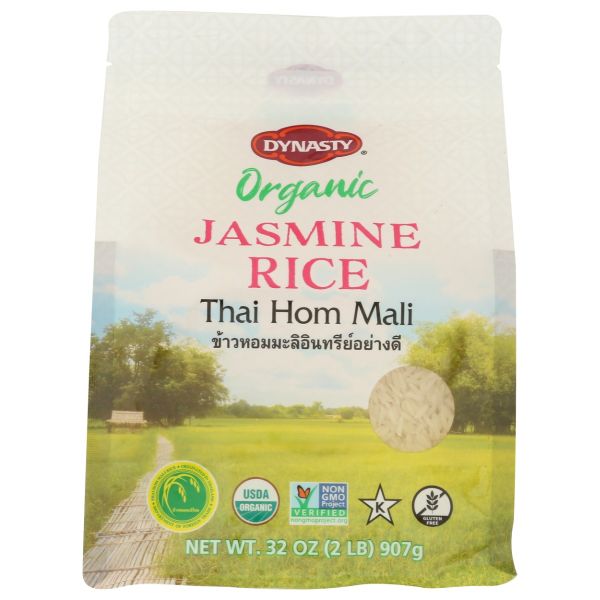 DYNASTY: Organic Jasmine Rice, 2 lb