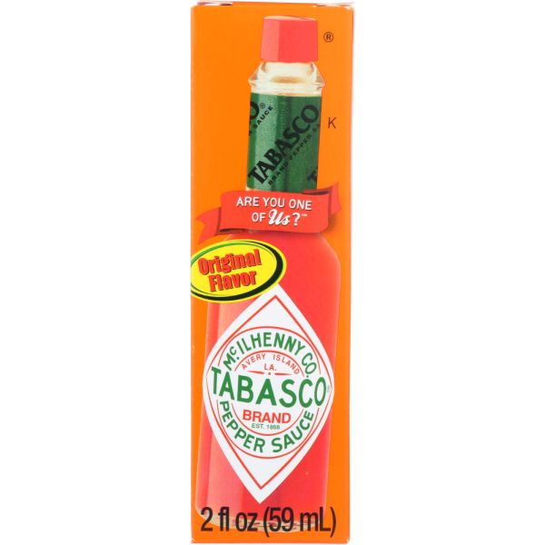 TABASCO: Original Flavor Pepper Sauce, 2 Oz