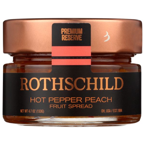 ROTHSCHILD: Hot Pepper Peach Fruit Spread, 4.7 oz