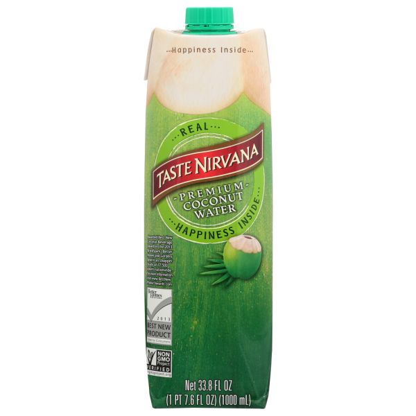 TASTE NIRVANA: Premium Coconut Water, 33.8 fo