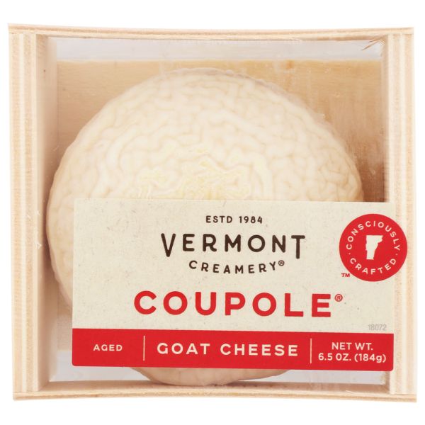 VERMONT CREAMERY: Coupole Aged Goat Cheese, 6.5 oz