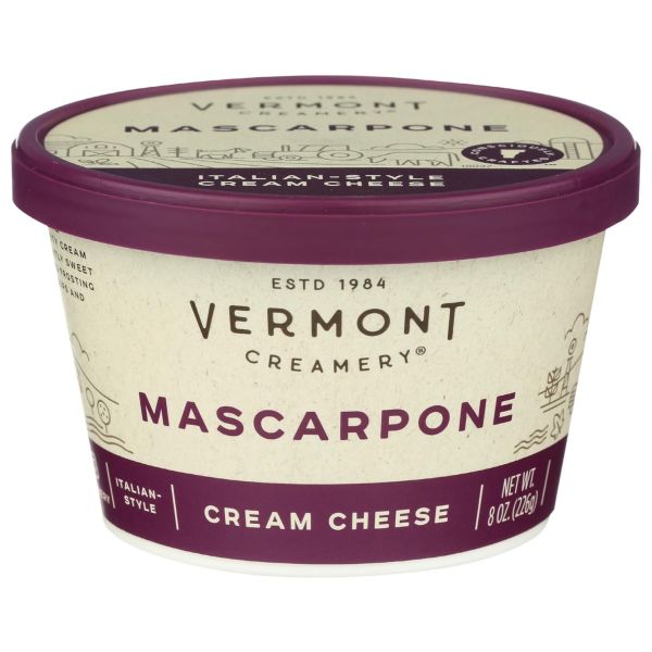 VERMONT: Mascarpone Cream Cheese, 8 oz