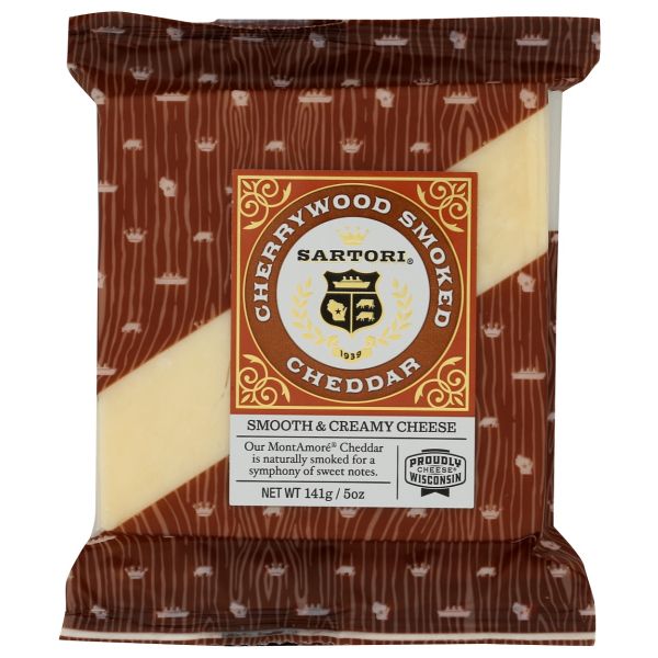 SARTORI: Cherrywood Smoked Cheddar Cheese, 5 oz
