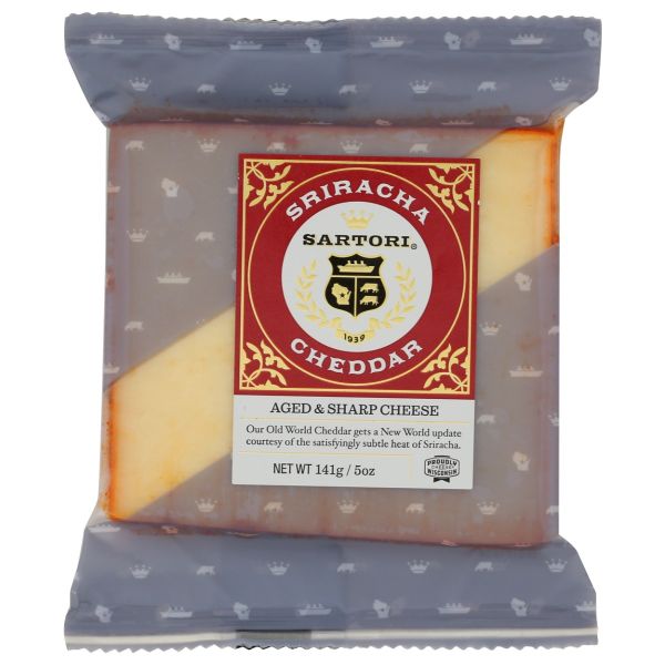 SARTORI: Sriracha Cheddar Cheese, 5 oz