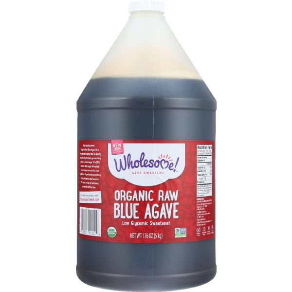 WHOLESOME: Organic Raw Blue Agave, 176 oz