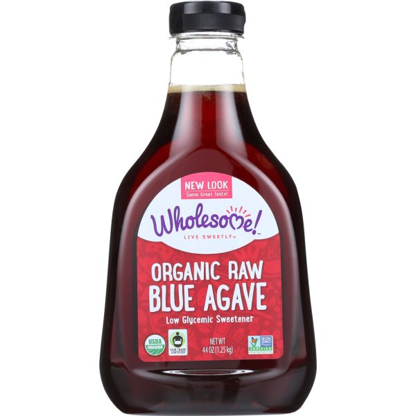 WHOLESOME SWEETENERS: Organic Raw Blue Agave, 44 oz