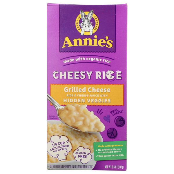 ANNIES HOMEGROWN: Rice Cheesy Grilled Chse, 6.6 oz