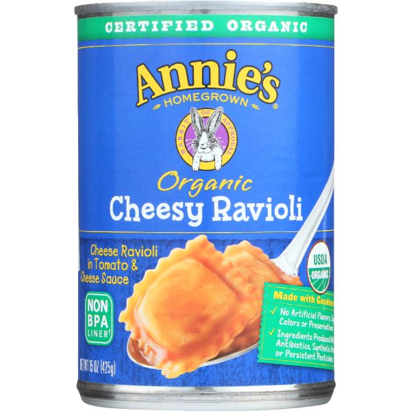 Annie's Homegrown Organic Cheesy Ravioli, 15 Oz
