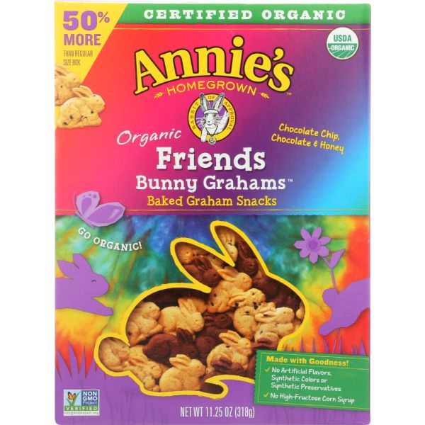 ANNIES HOMEGROWN: Organic Bunny Graham Friends, 11.25 oz